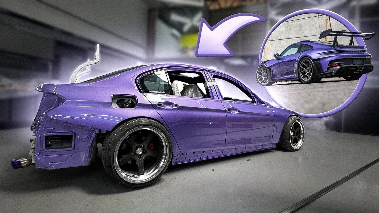 BMW 320M COM A COR DA PORSCHE GT3 RS - YouTube