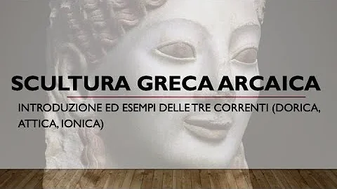 Quali sono le caratteristiche della scultura greca arcaica?