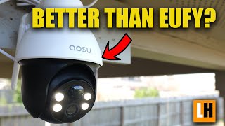Aosu Solar 3K Outdoor Wireless Tracking Security Camera  D1 SE Review