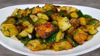 Самый Простой и Вкусный Рецепт Кабачков ! Буду Готовить Весь Сезон !