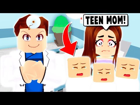 My Pregnant Teen Daughter Gives Birth To Triplets Roblox Bloxburg Roleplay Youtube - roblox bloxburg triplets daily routine youtube