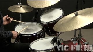 Drumset Lessons with John X: Jazz Fill Using "Swung 8th Notes"