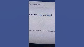 Double equals also used type check || #frontend #coding #javascript #reactjs