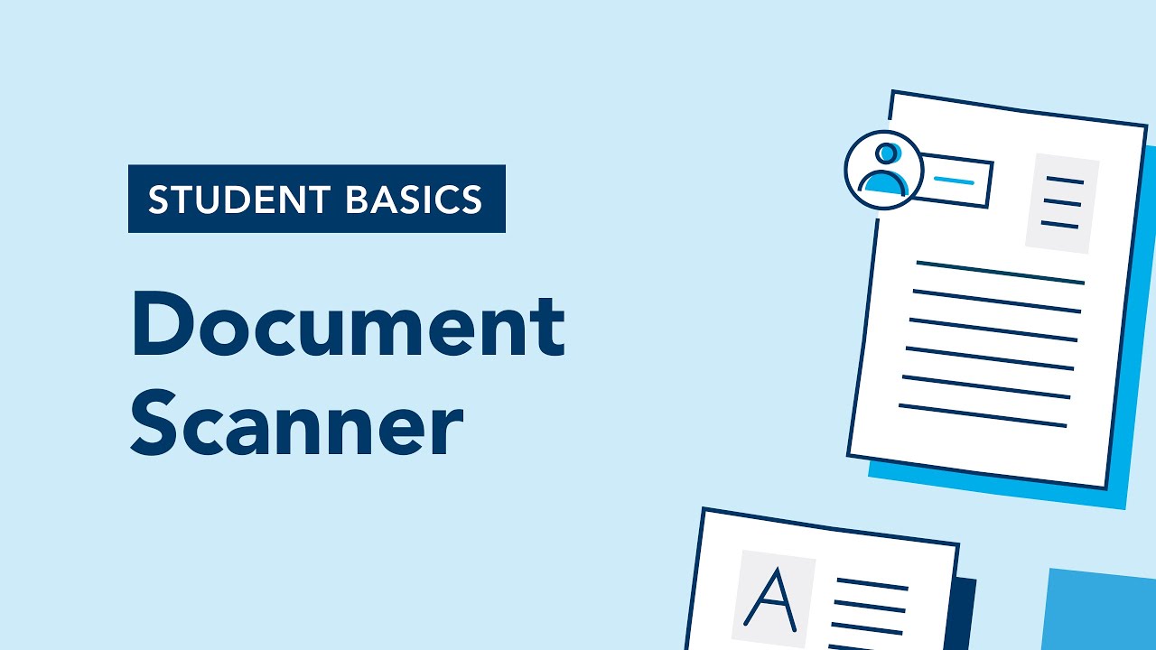 Student Basics - 13. Document Scanner (iOS Only) - YouTube