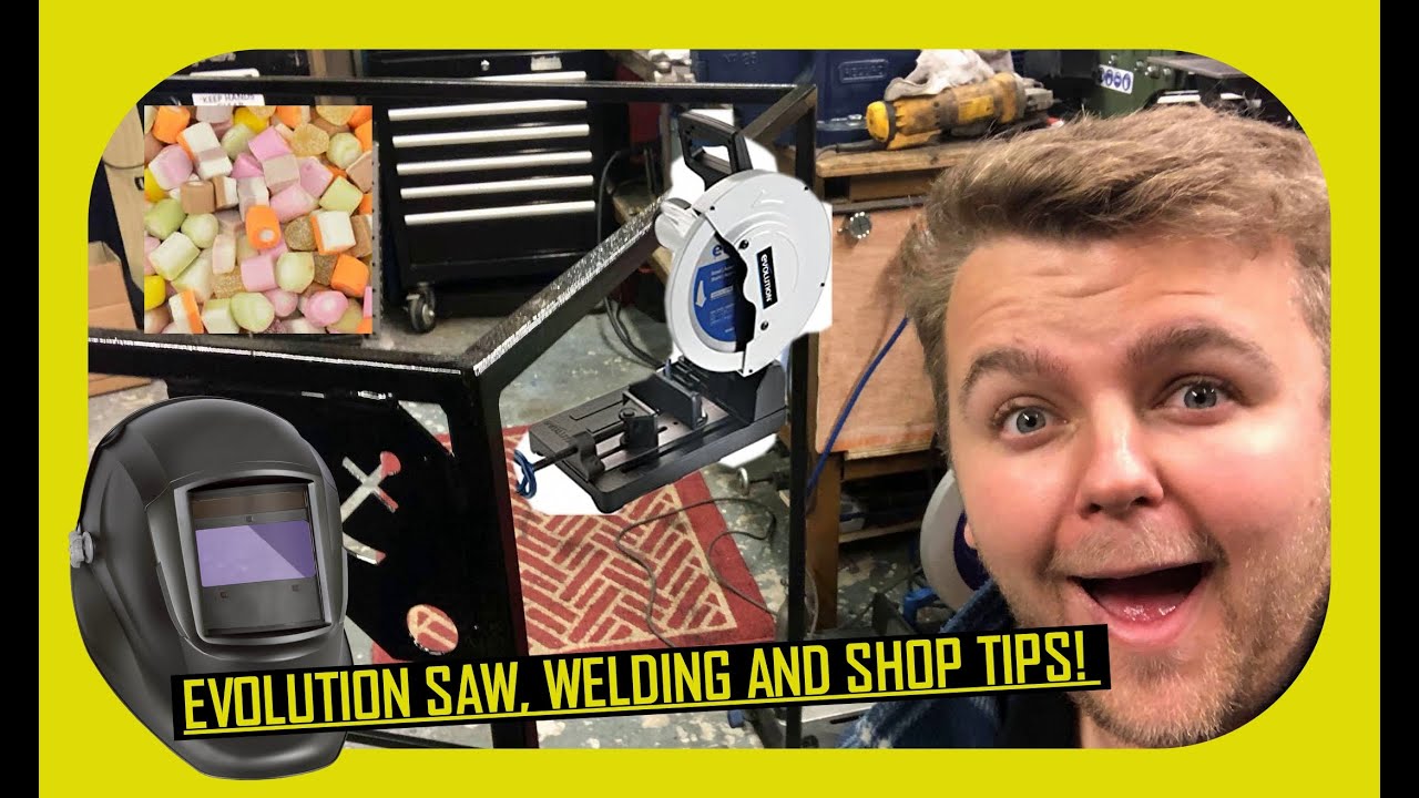 First look at the Evolution S355CPS 355mm Chop Saw, Welding without a