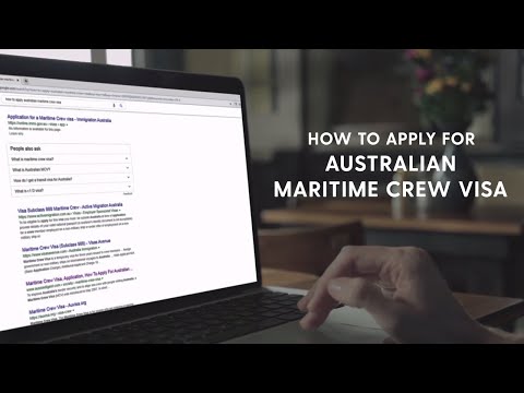 3 simple steps on how to apply for an Australian Maritime Crew Visa