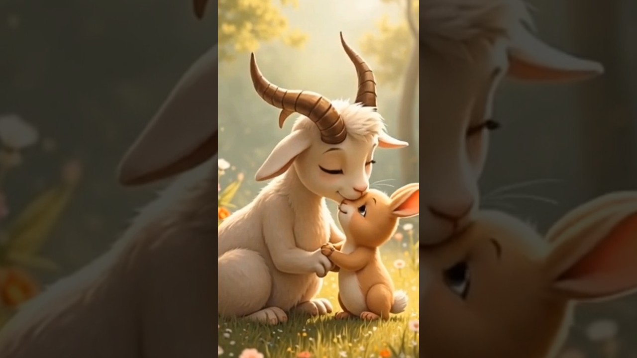 The🥹 Unbreakable Bond: A Goat 🐇and🐐 Rabbit’s Friendship