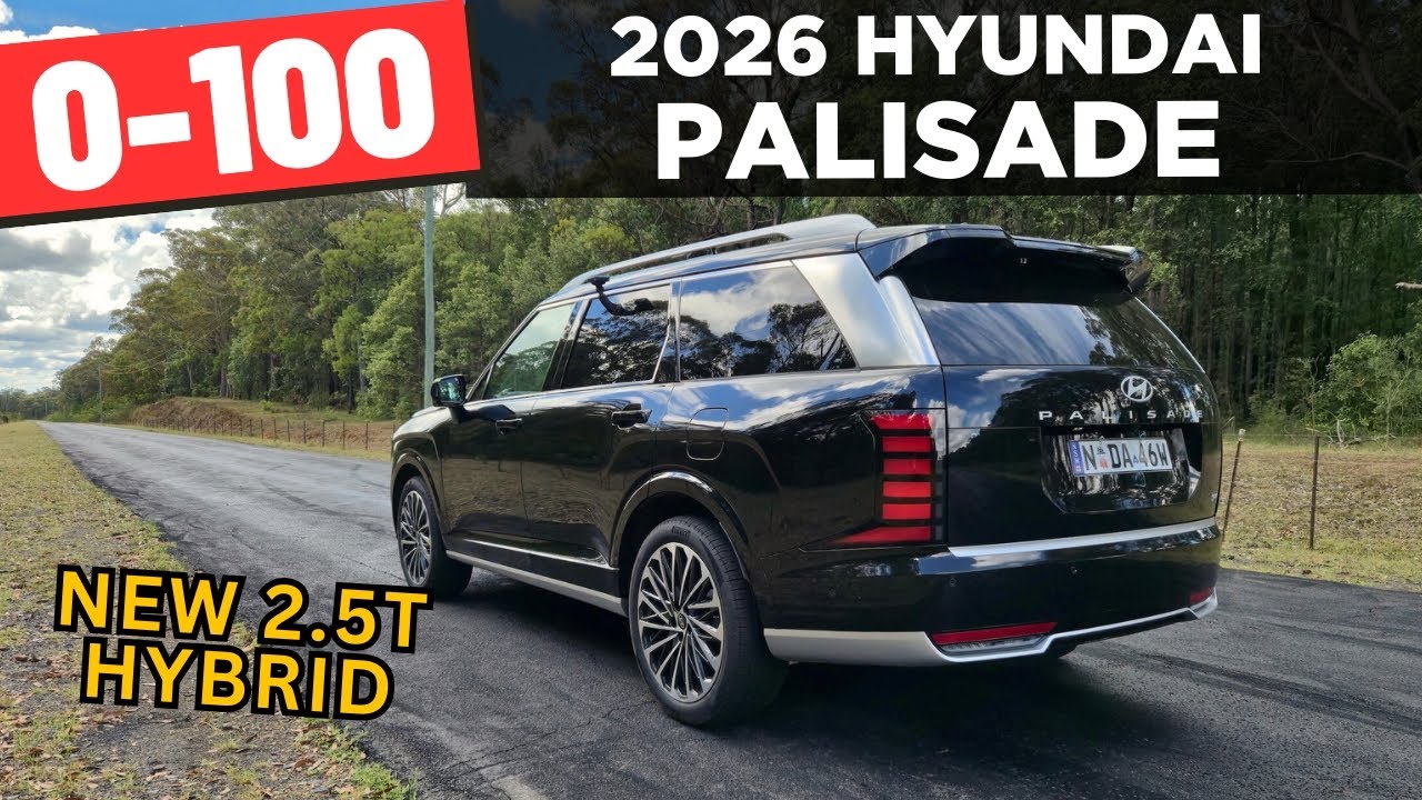 Hyundai Palisade 2.5T Hybrid 2026 года: подробный обзор – разгон от 0 до 100 миль и тест-драйв от...