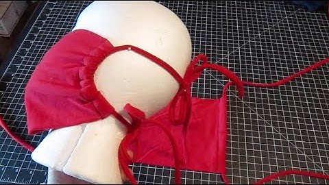 ADD-ON STEP: Sew Down Ties for Easier Washing! How to Make a Face Mask with Pocket (Link in Descrp)