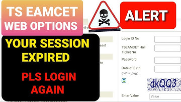 TS EAMCET 2022 WEB OPTIONS ENTRY PROBLEM|#tseamcet2022 #tseamcet2022_web_options_entry