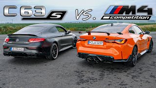 C63s AMG vs. M4 Competition/M-Performance Parts🔥 | RACE & SOUND | by Automann in 4K