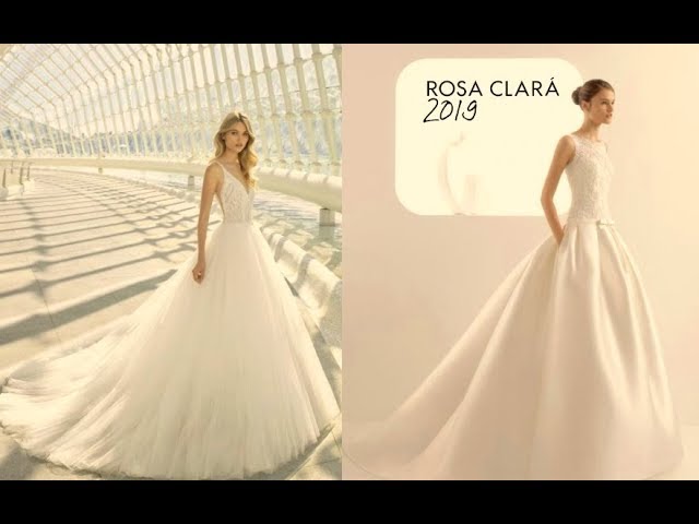 Vestidos novia 2019 | Rosa clara YouTube