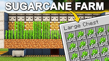 Automatic SUGARCANE Farm in Minecraft 1.21+ (Tutorial)