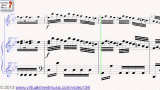 Antonio Vivaldis Concerto Summer From Four Seasons Sheet Music For Violin And Piano - Video Score