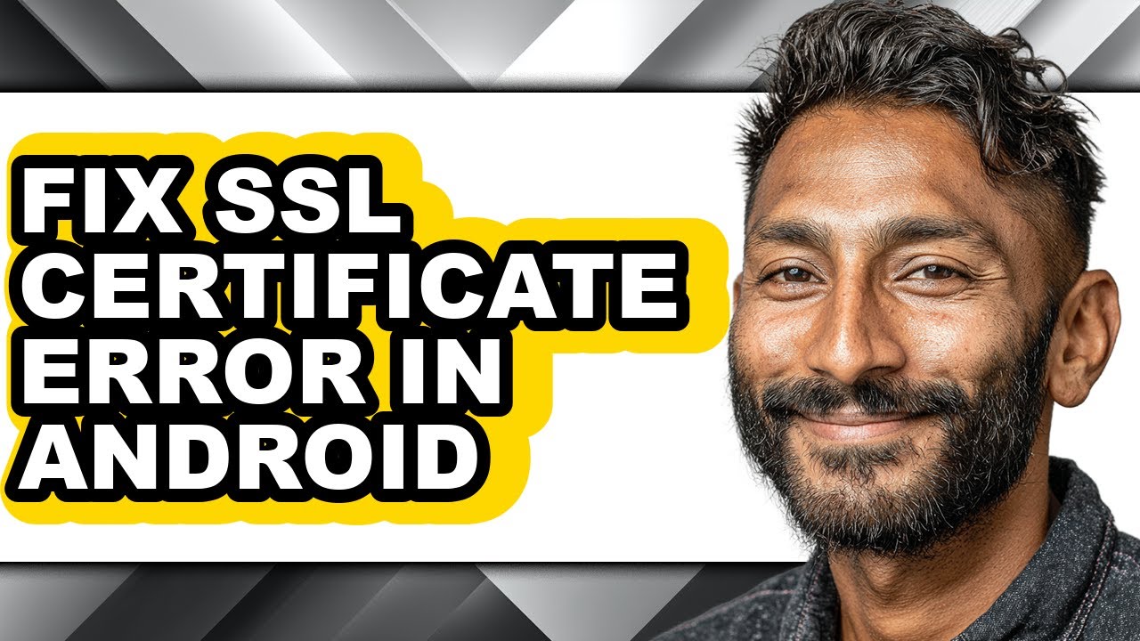How to Fix Ssl Certificate Error in Android - Full Guide - YouTube