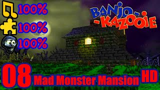 Banjo Kazooie HD 100% Walkthrough Part 8 - Mad Monster Mansion