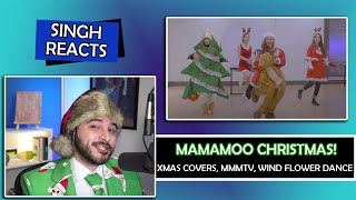 MERRY CHRISTMAS! REACTING to a bunch of MAMAMOO XMAS stuff