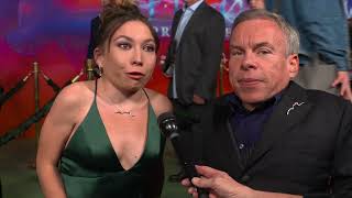 Annabelle Davis and Warwick Davis Willow Interview at Premiere