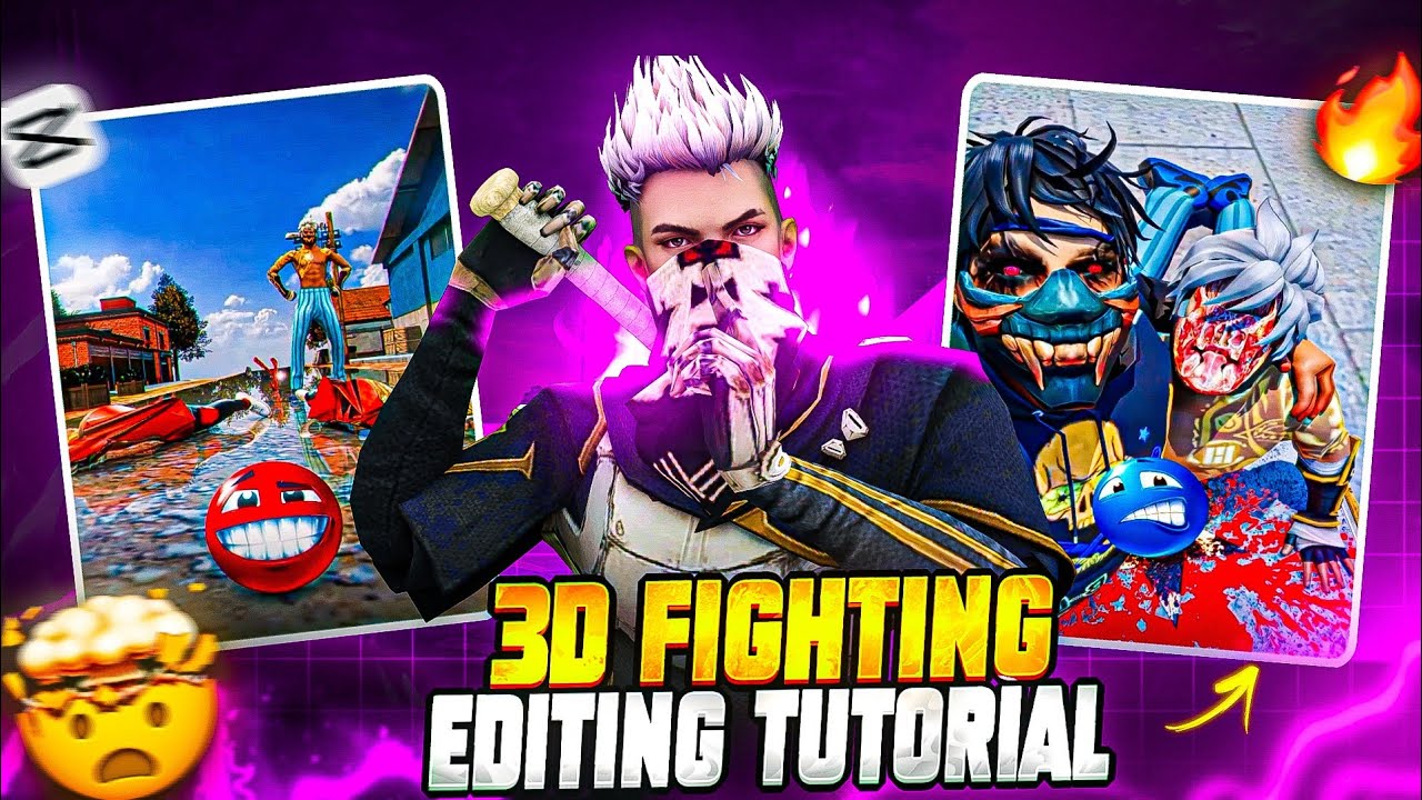 Free Fire 3D Fight Editing Tutorial💀🔥Free fire animation fight editing ...