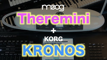 Moog Theremini + KORG KRONOS (USB Connection)