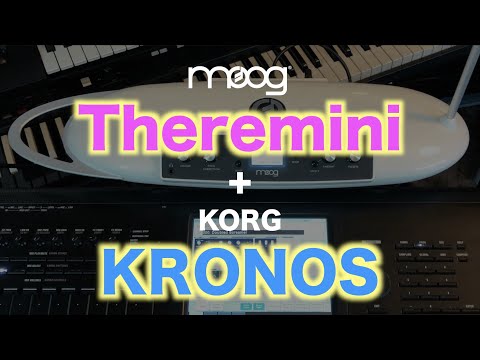 Moog Theremini + KORG KRONOS (USB Connection)