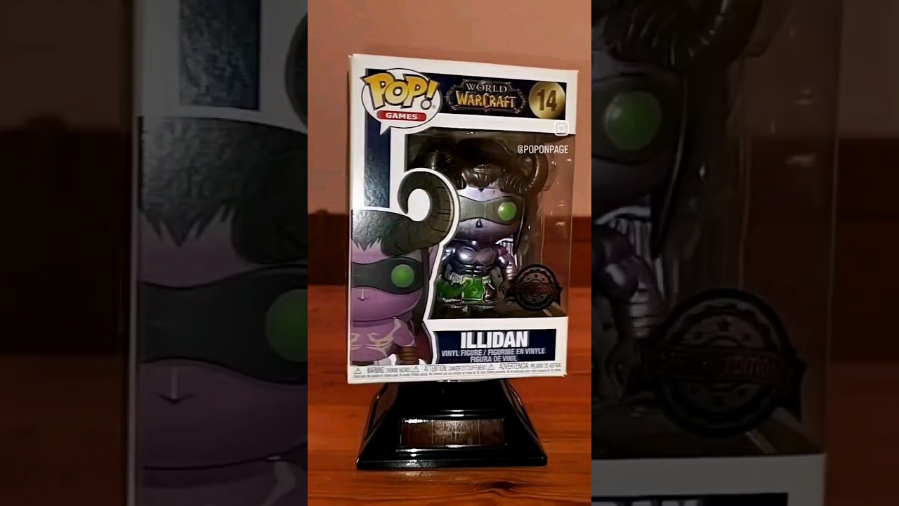 Funko pop Illidan 14 - World of Warcraft 🗡️ Special Edition