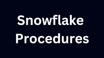 Snowflake Procedure Working Session | SQL Scripting
