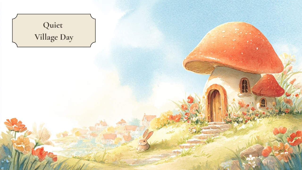 A Quiet Day in a Small Village | Storybook Folk (60 MIN)