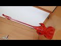自作・ギター風ペグ三線 ～スリットカホン添え～