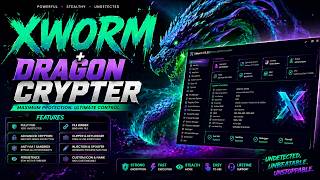 Windows Defender Bypassed with Xworm+Dragon crypter  HVNC - Full Hidden VNC + Remote Control
