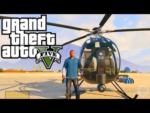 GTA 5: Spawn Buzzard Helicopter CHEAT! Xbox &amp; PlayStation Tutorial Guide (Grand Theft Auto V)