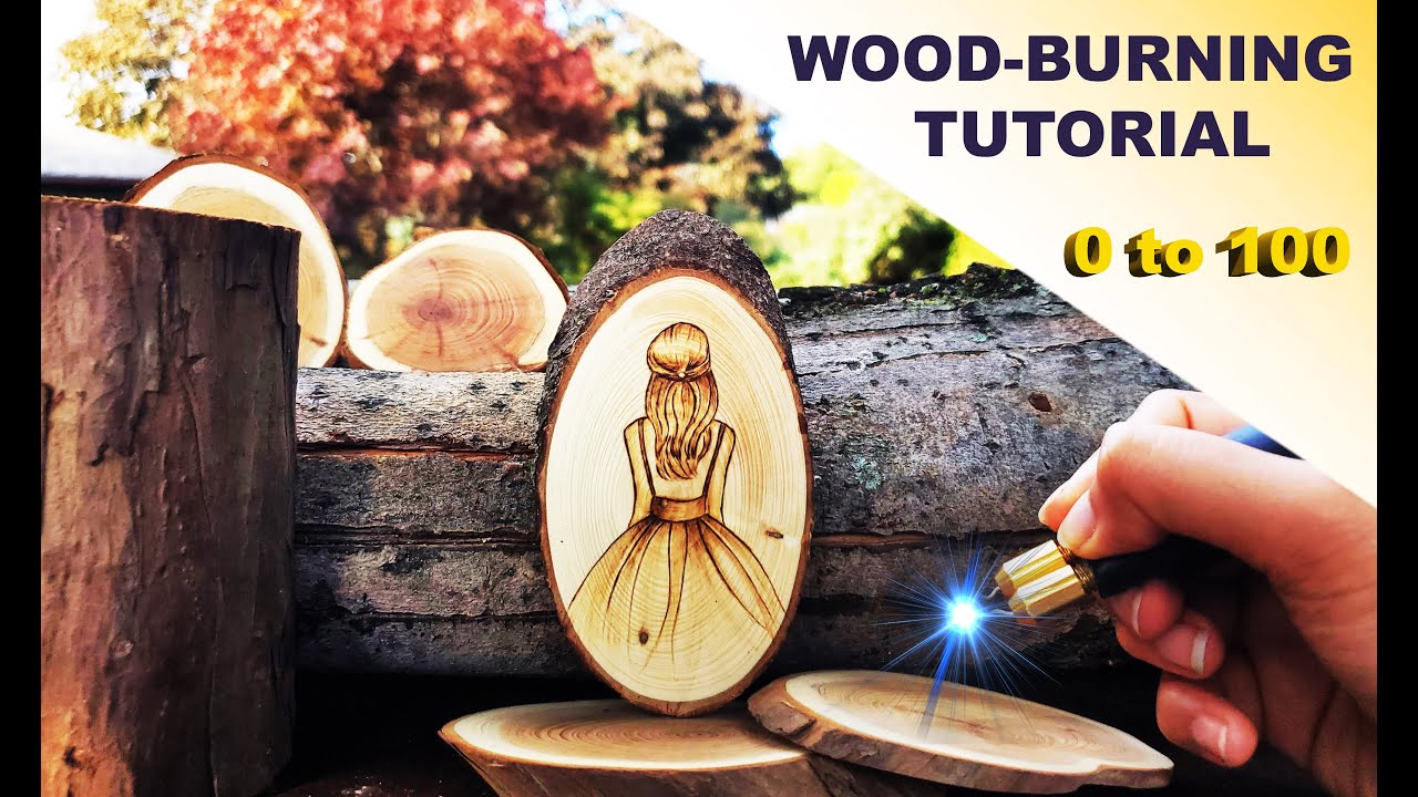 wood burning tutorial | pyrography @ornaments @wood-burning - YouTube