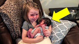 Little Girl Refuses to Accept The Newborn as Her Brother, DNA Test Left Her Mother in Shock!