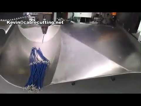 Double-Head Fully Automatic 2-Sided Crimping Machine for Wire Stripping and Cutting