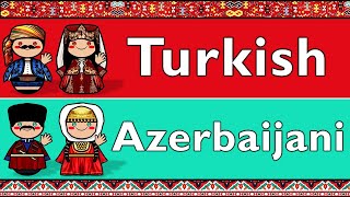 TURKIC:  TURKISH & AZERBAIJANI Resimi