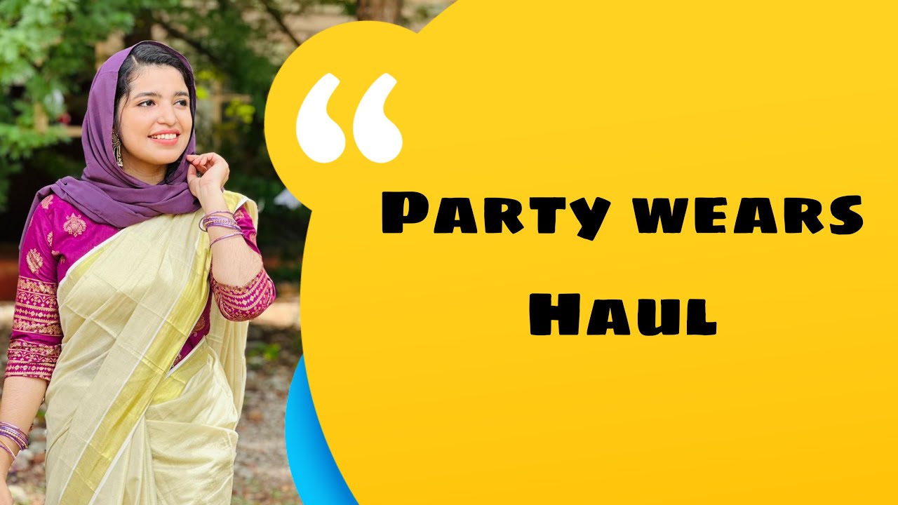 Aurelia Haul trending party wear dress malayalam Asniya Shabeer