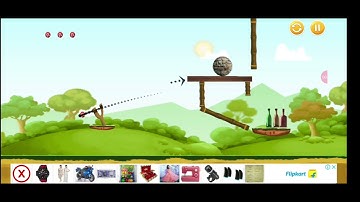 How to get 3 stars in bottle shooting game Forest world - Stage 33