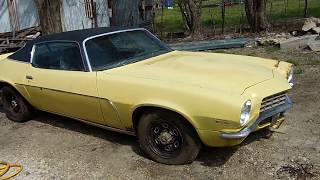 Will It Run? 1972 Camaro Barn Find Sitting for 19 Years! Part 2 of 9