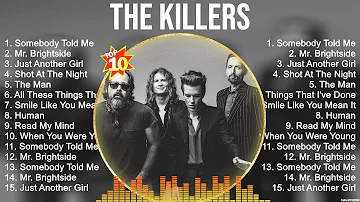 The Killers Top Hits Popular Songs   Top 10 Song Collection