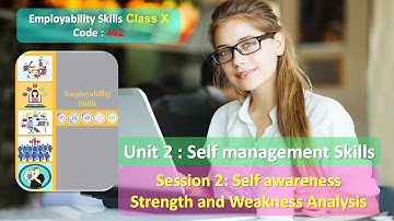 Class 10 Code 402 Unit 2 Self management Skills Session 2 Self awareness Strength Weakness Analysis