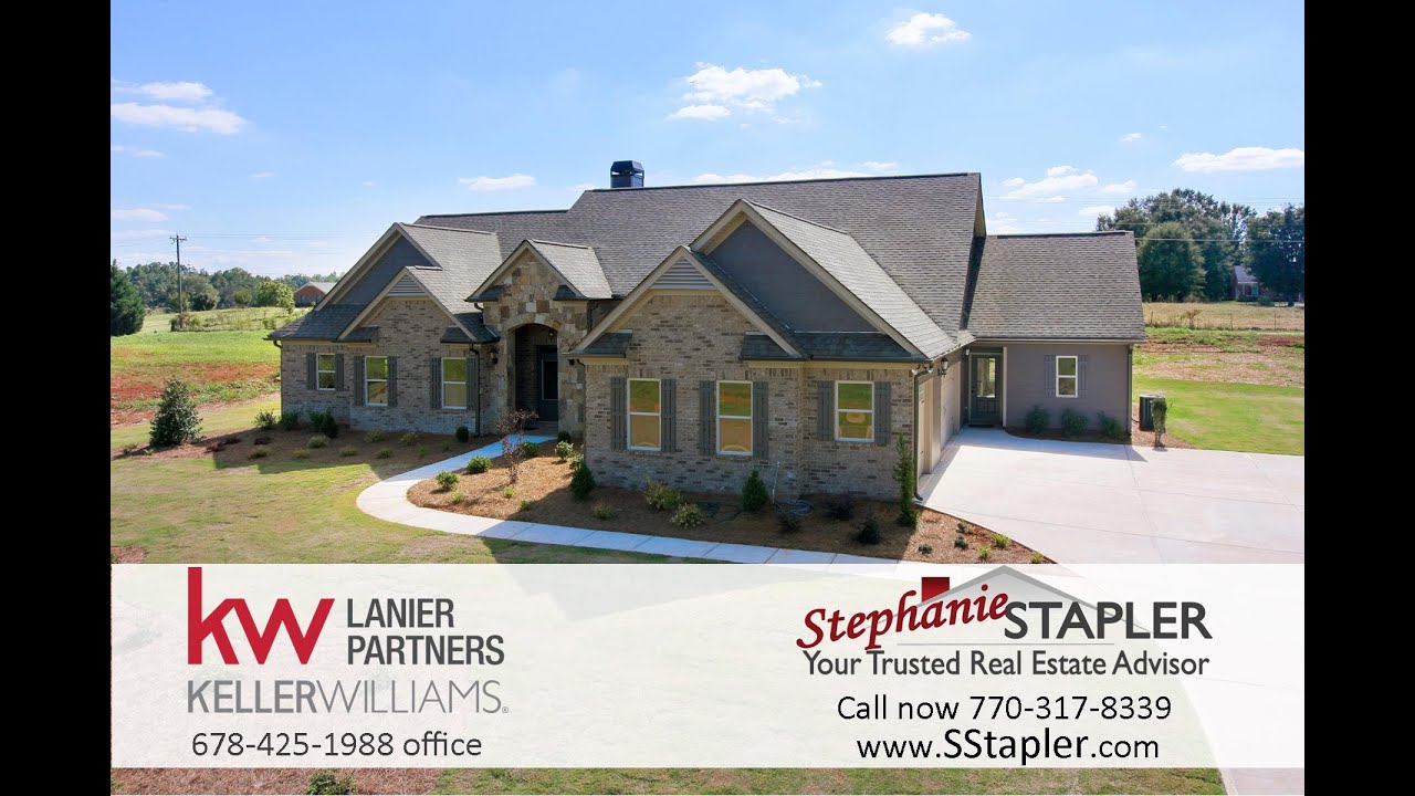 FOR SALE NewConstruction Ranch 3934 Turkey Ridge Way, Braselton, GA Fields on Ellison
