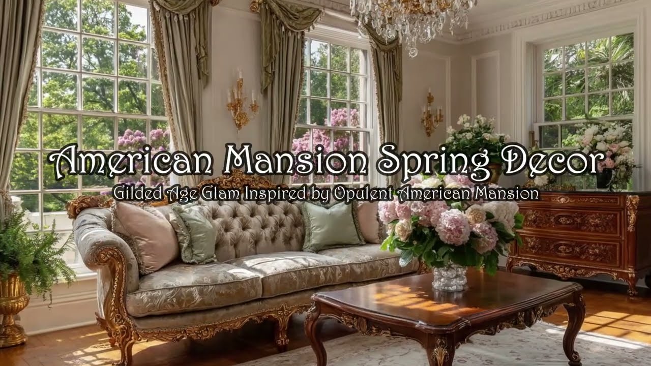 Гламур «позолоченного века»: весенний декор, вдохновленный роскошными интерьерами американских ос...