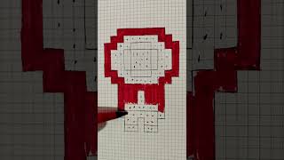 How to draw pixel art | squad game pixel art #art #pixelart #squidgame #viralvideo #trending #easy