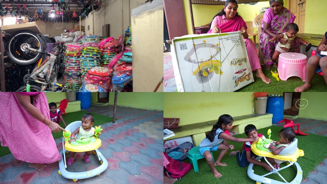 AMMU SEMMA HAPPY | அமுக்கு குட்டிக்கு புது சைக்கிள் வாங்கின பிறகு ஒரே ஓட்டம் தான்.. Mrs.Abi