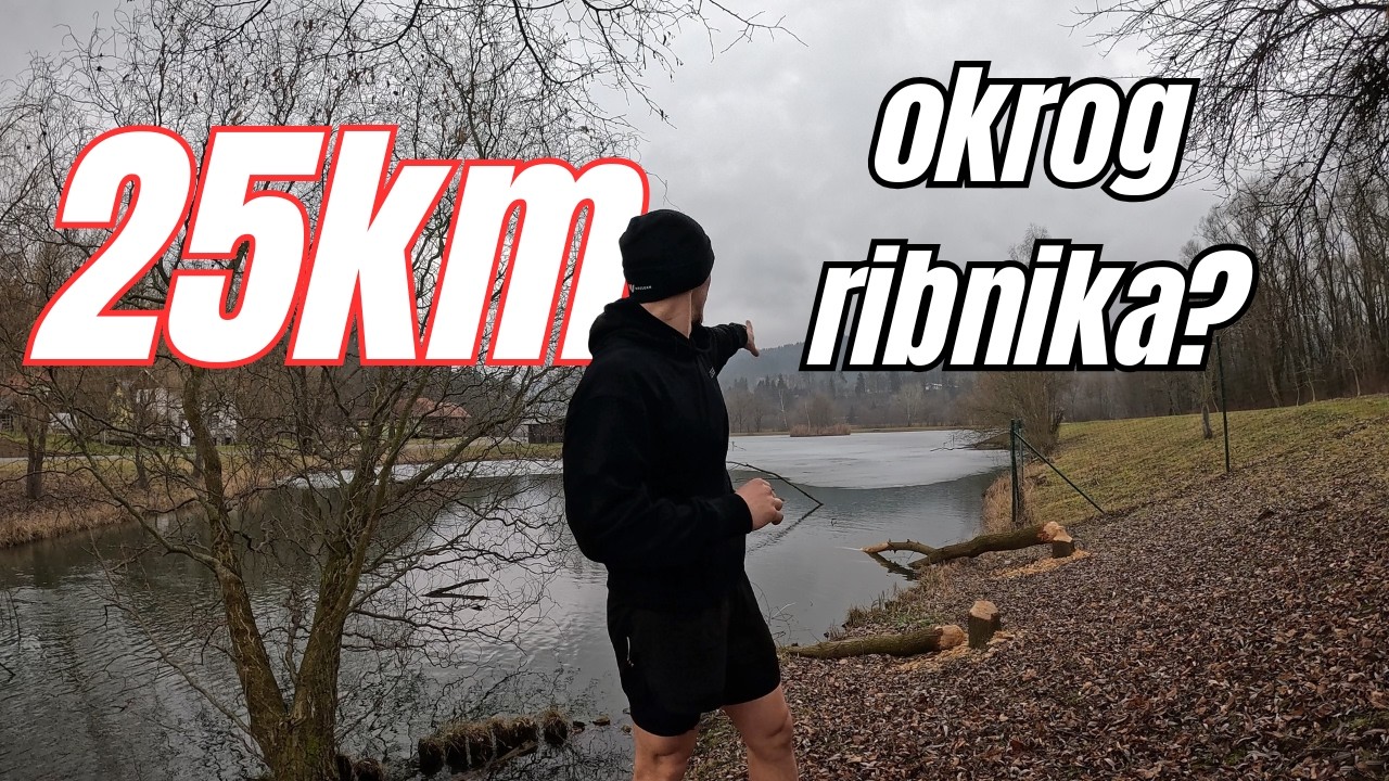 Pretekel sem 25KM okoli ribnika Reš 😳 | FERKYVLOG 009