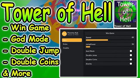 Roblox Tower of Hell Script EP.2 - WinGame, GodMode & More 2022