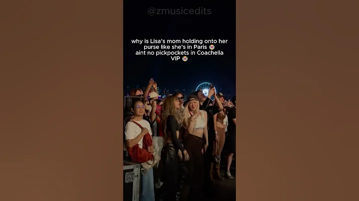 Did Anyone Else Spot Lisa's Mom Vibing?! 🥹❤️ #coachella #coachella2025  #jennie