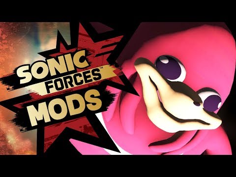 sonic-forces-mods---playable-uganda-knuckles-meme-mod-w/-tag-team-stage-&-sanic-boss-battle!