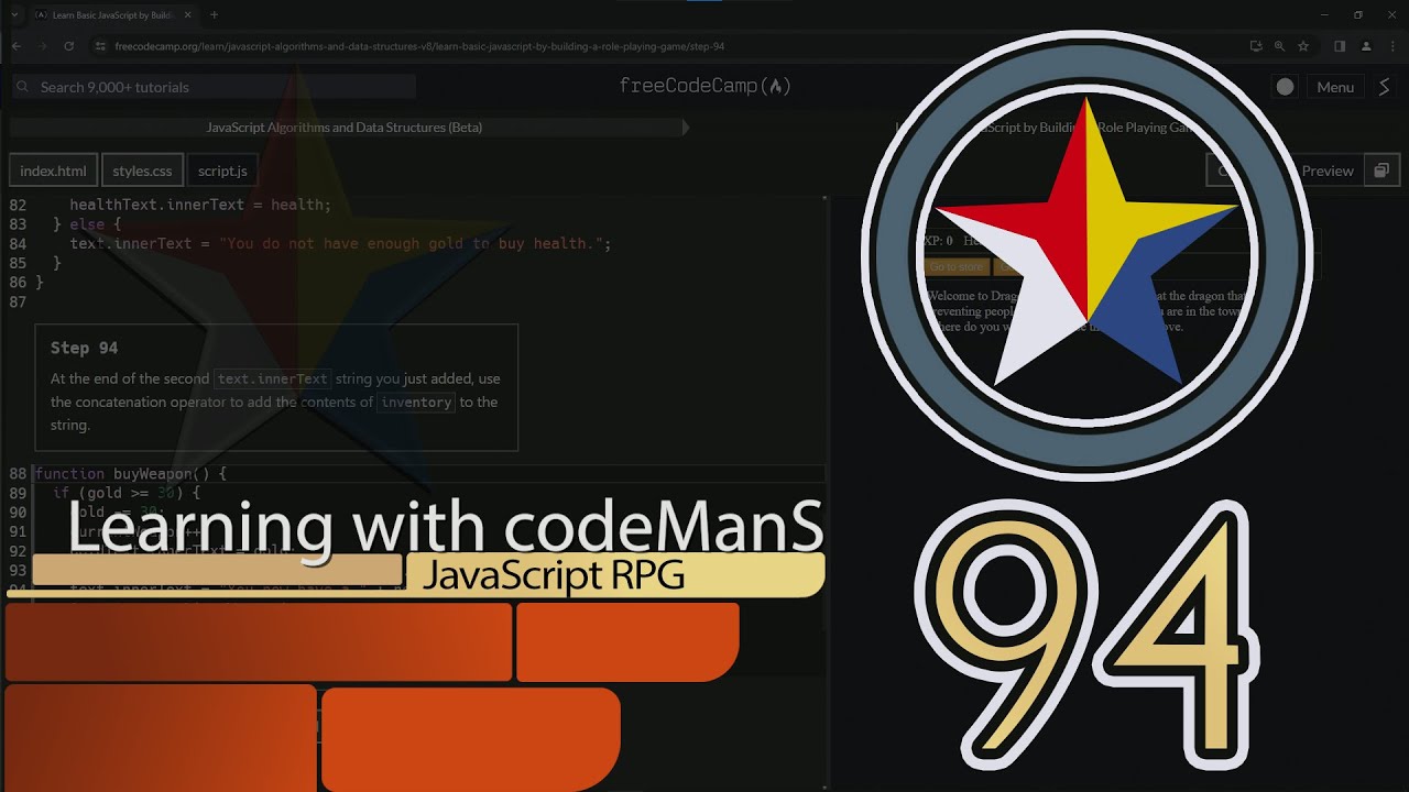 (ARCHIVED) Learn JavaScript by Building a Role Playing Game: Step 94 ...