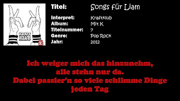 Songs für Liam - Kraftklub || lyrics ||